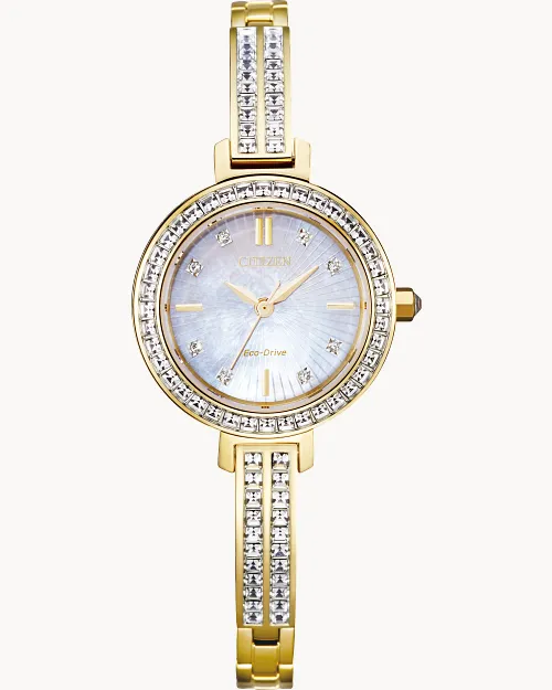 Silhouette Crystal White Dial Stainless Steel Bracelet Silhouette Crystal White Dial Stainless Steel Bracelet